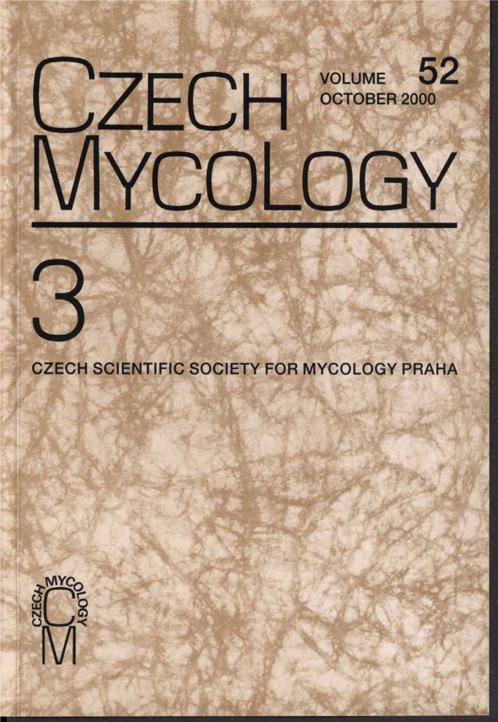 Czech Scientific Society for Mycology Praha