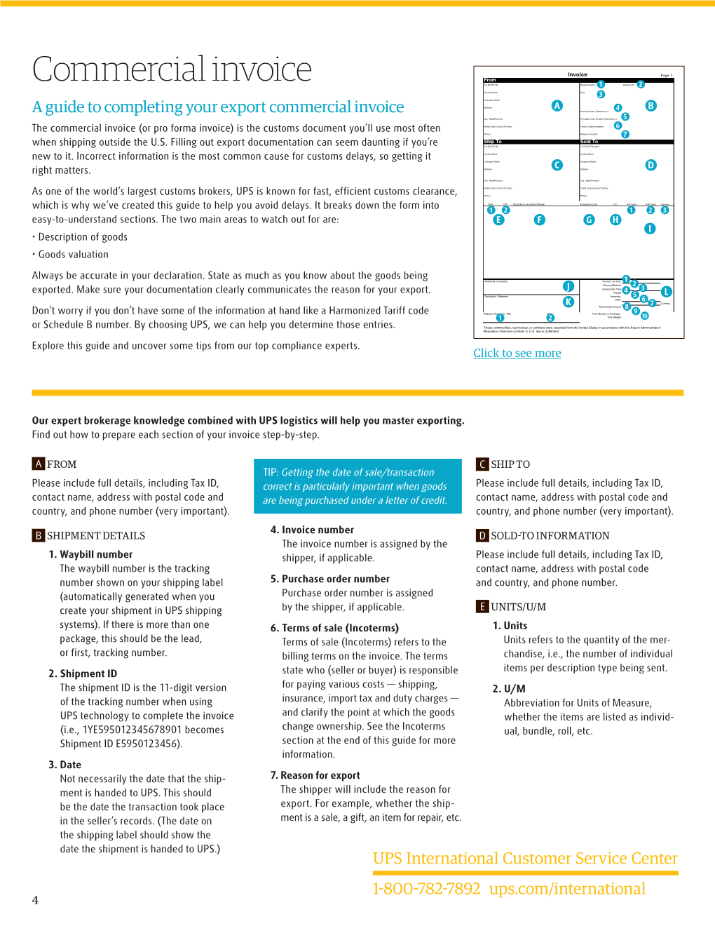 Commercial Invoice