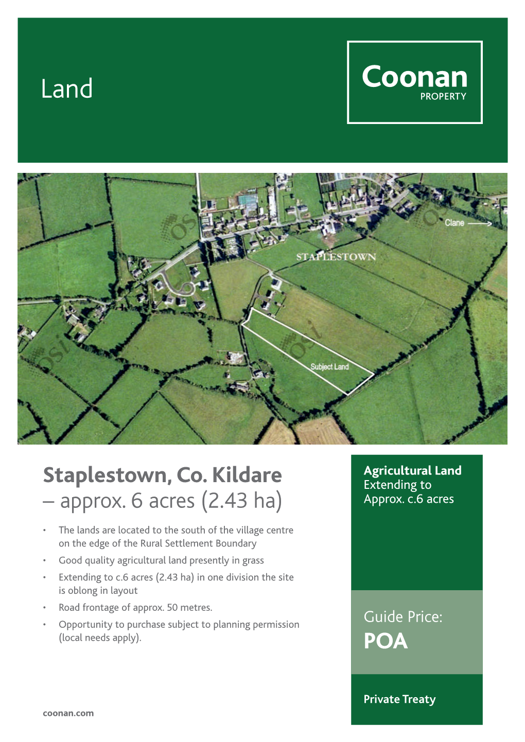 Staplestown, Co. Kildare – Approx. 6 Acres (2.43