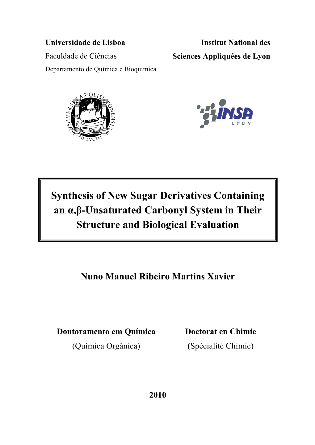 Phd Thesis Tese De Doutoramento NM Xavier