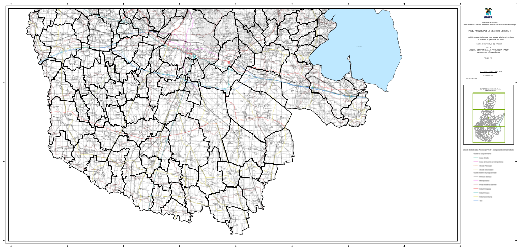 VINCOLI DEFINITI DALLA PROVINCIA - PTCP Componente Infrastrutturale PADENGHE SUL GARDA REZZATO