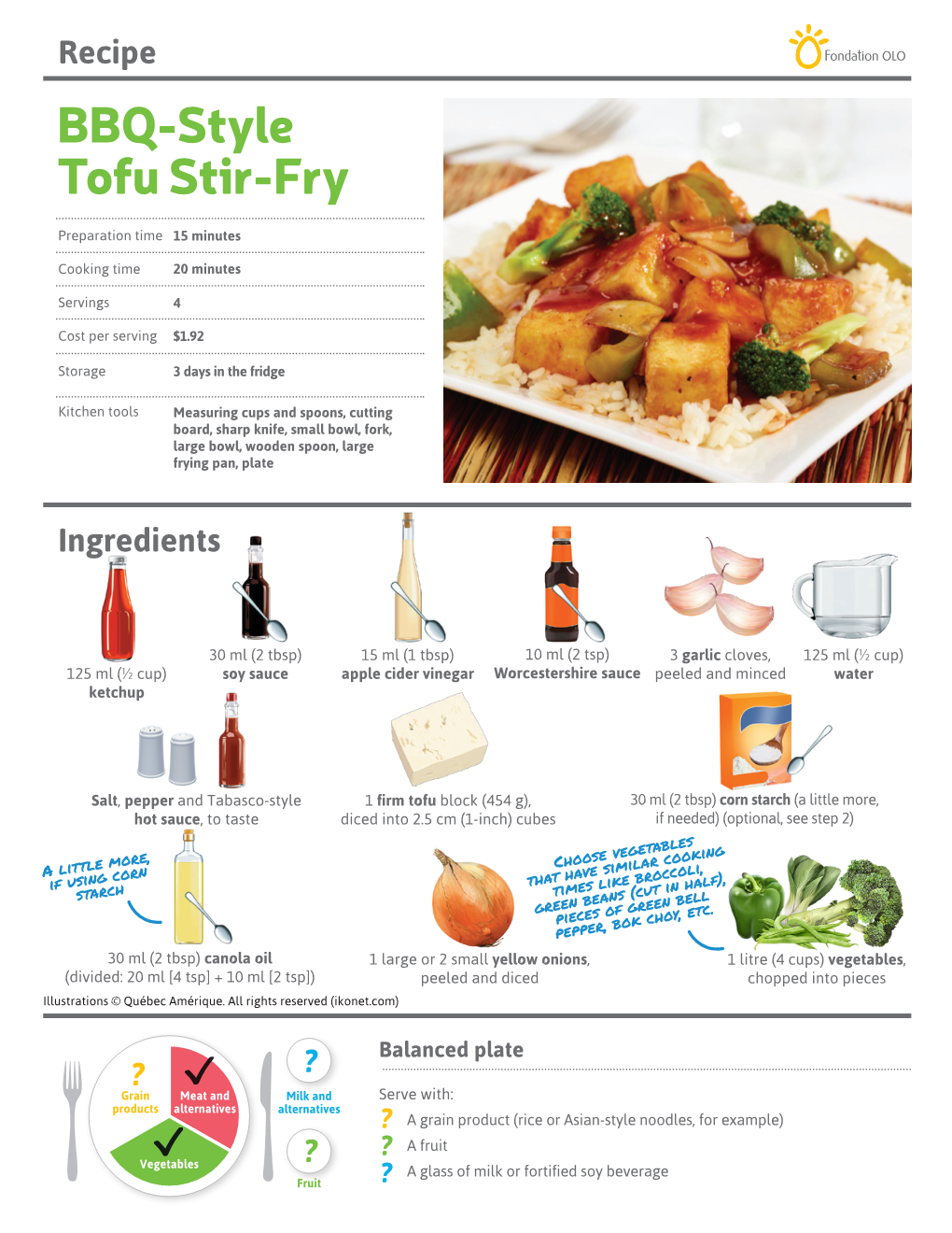 BBQ-Style Tofu Stir-Fry