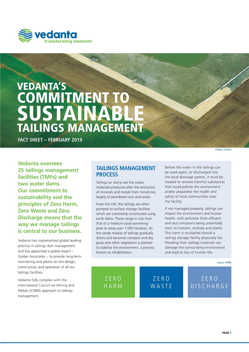 Sustainable Tailings Fact Sheet