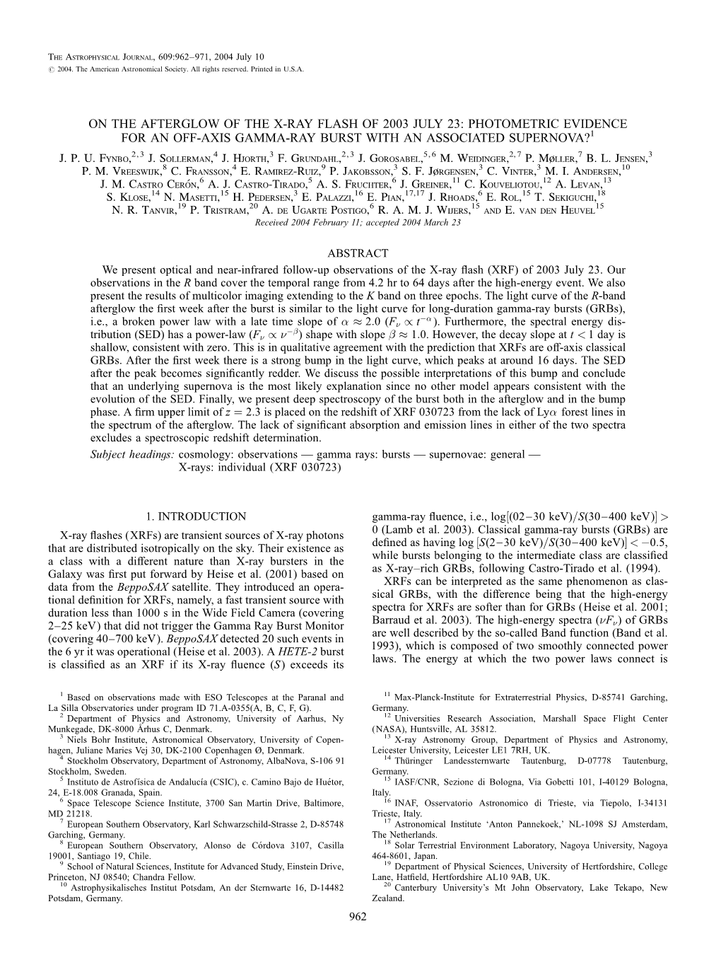 Photometric Evidence for an Off-Axis Gamma-Ray Burst with an Associated Supernova?1 J