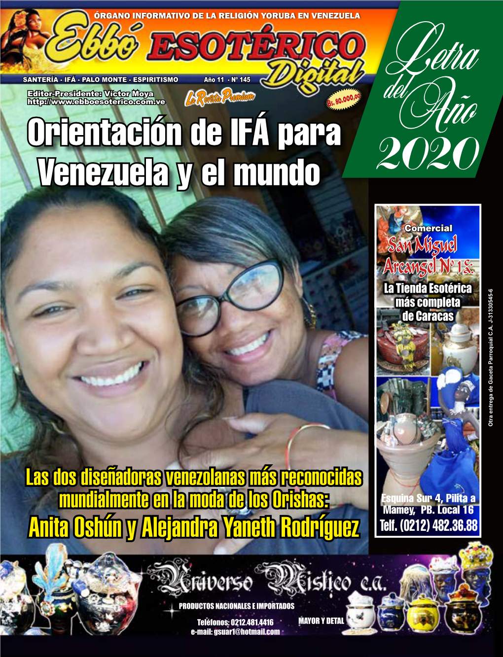 Orientación De IFÁ Para Venezuela Y El Mundo