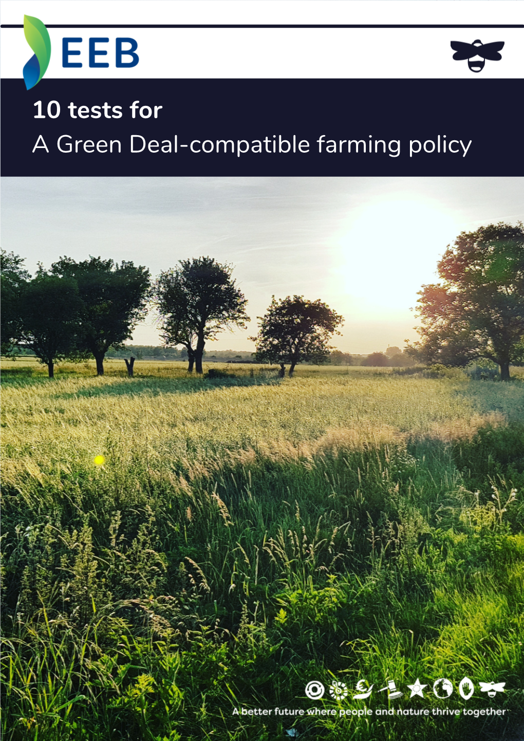 10 Tests for a Green Deal-Compatible Farming Policy Why 10 Tests?