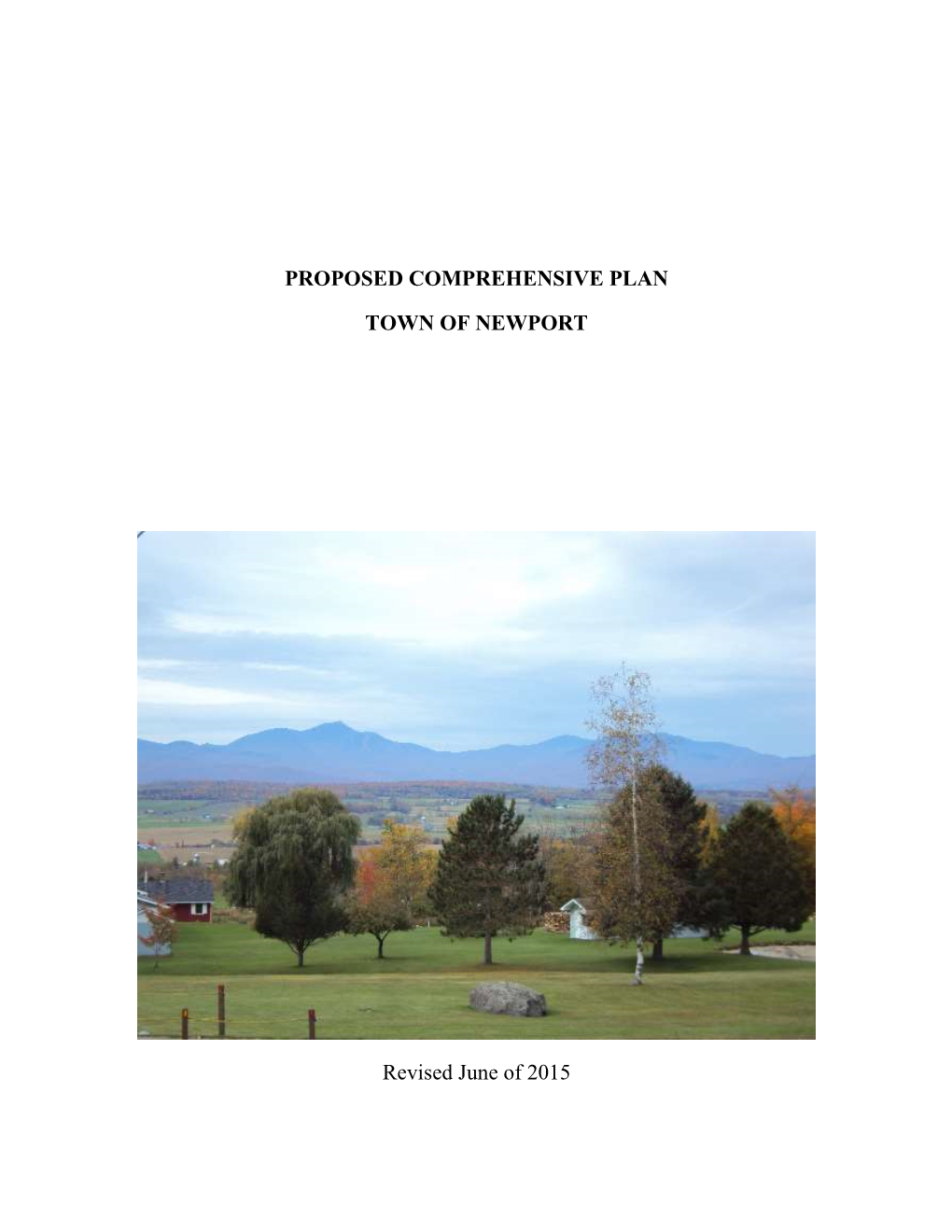 Newport Town Comprehensive Plan