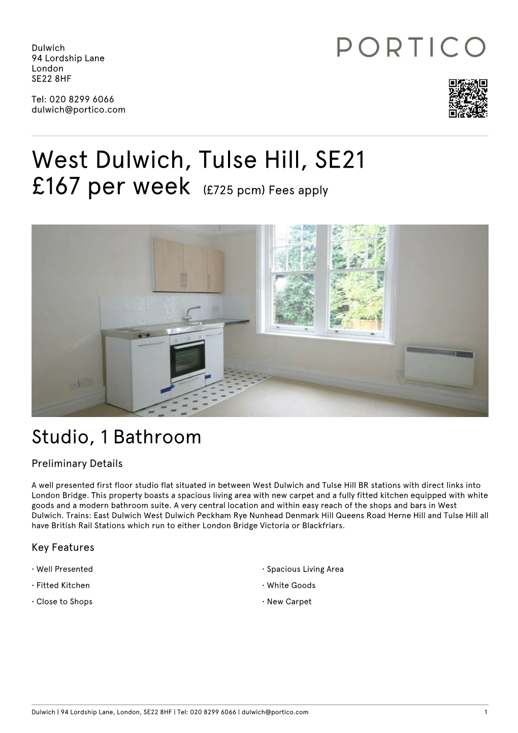 West Dulwich, Tulse Hill, SE21