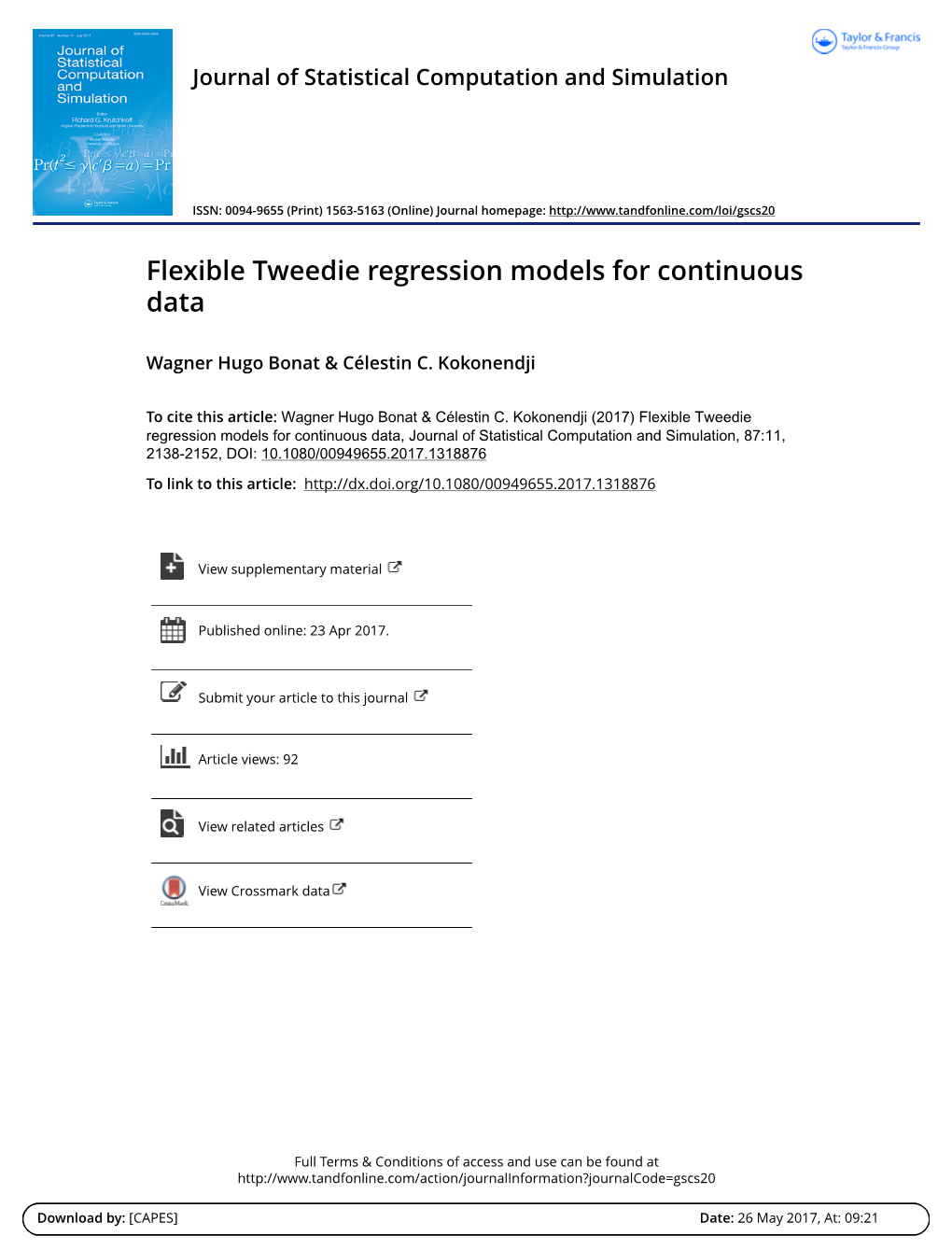 Flexible Tweedie Regression Models for Continuous Data