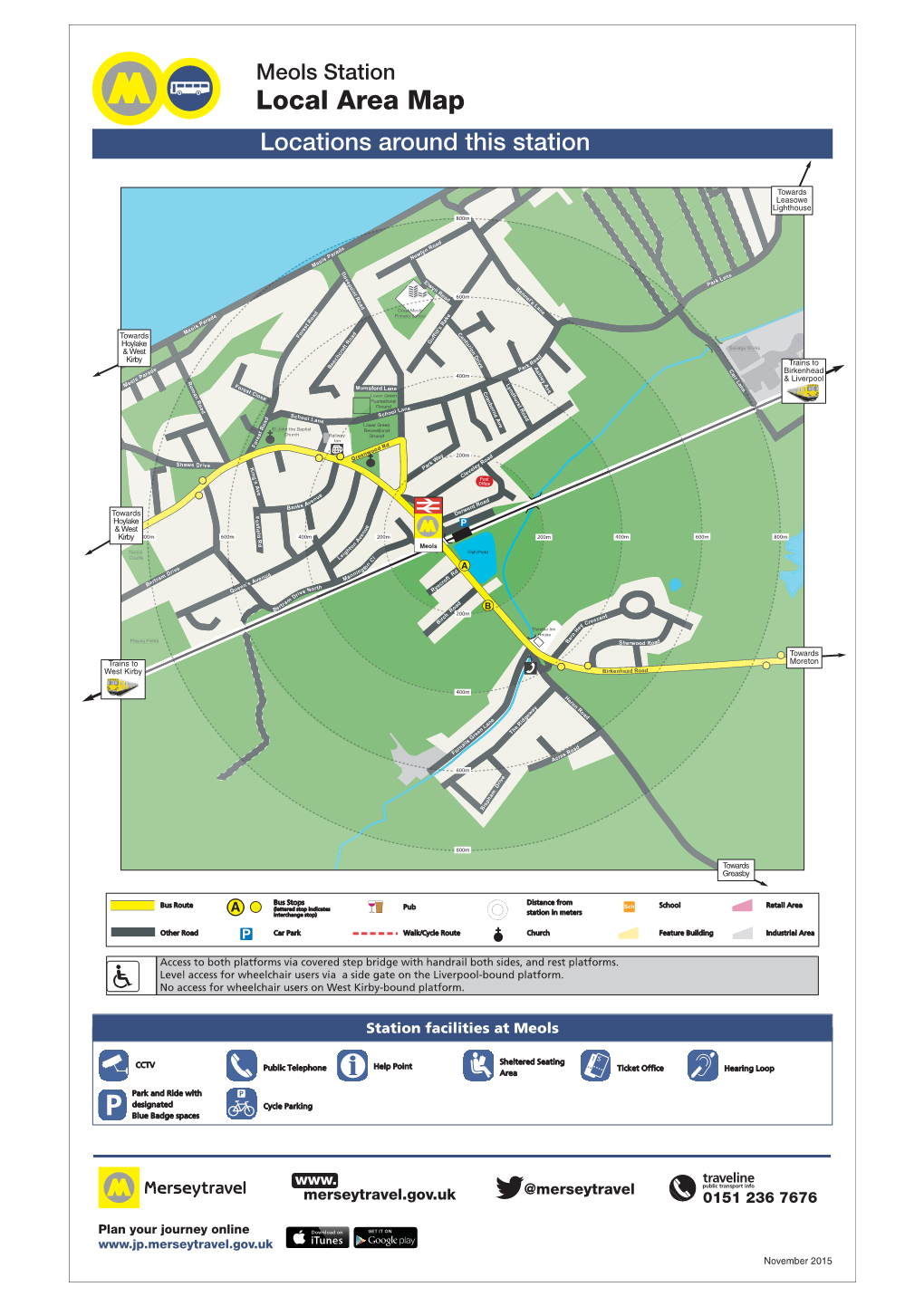 Local Area Map Locations Around This Station