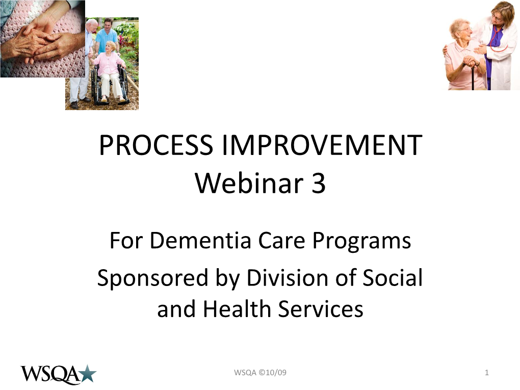 PROCESS IMPROVEMENT Webinar 3