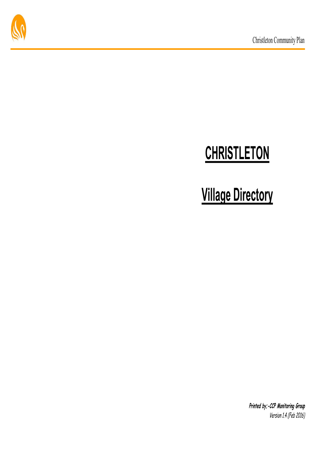 CHRISTLETON Village Directory