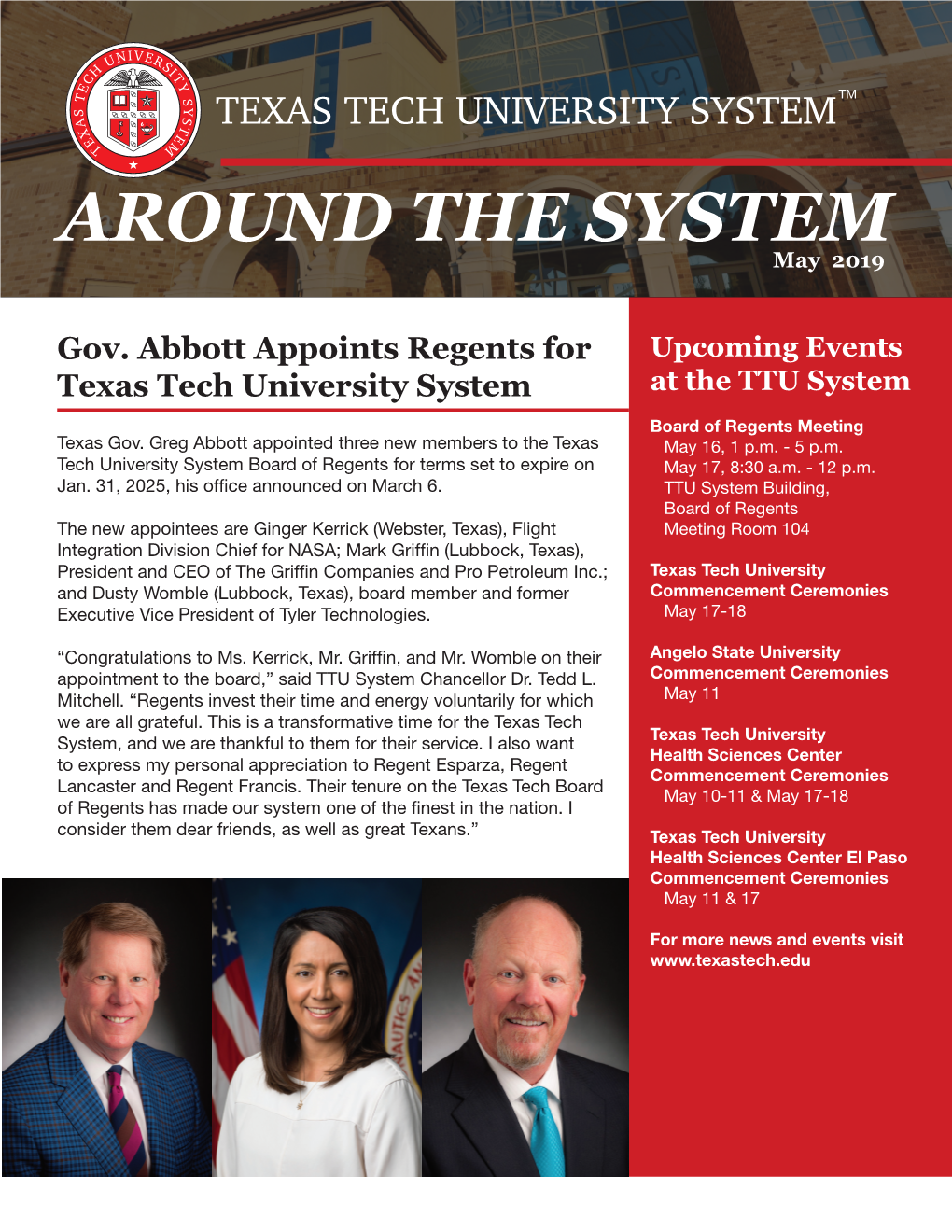AROUND the SYSTEM May 2019