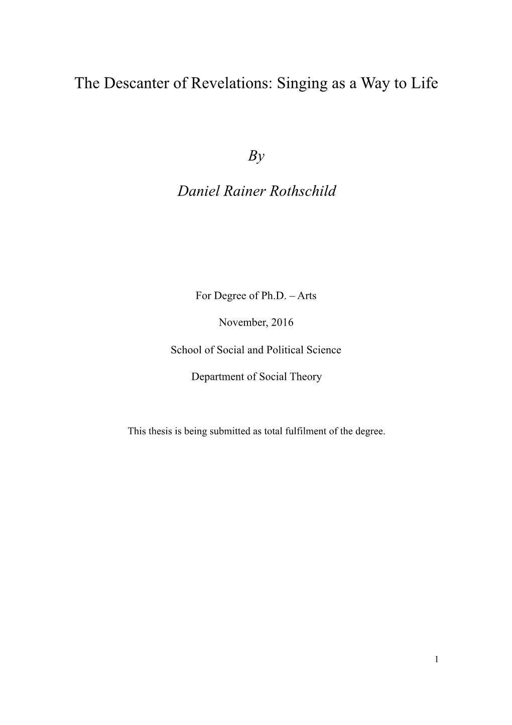 Daniel R. Rothschild Thesis with Changes