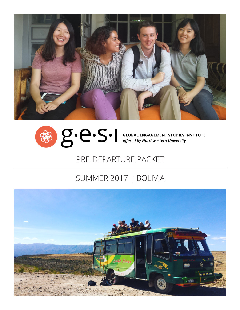 Pre-Departure Packet Summer 2017 | Bolivia