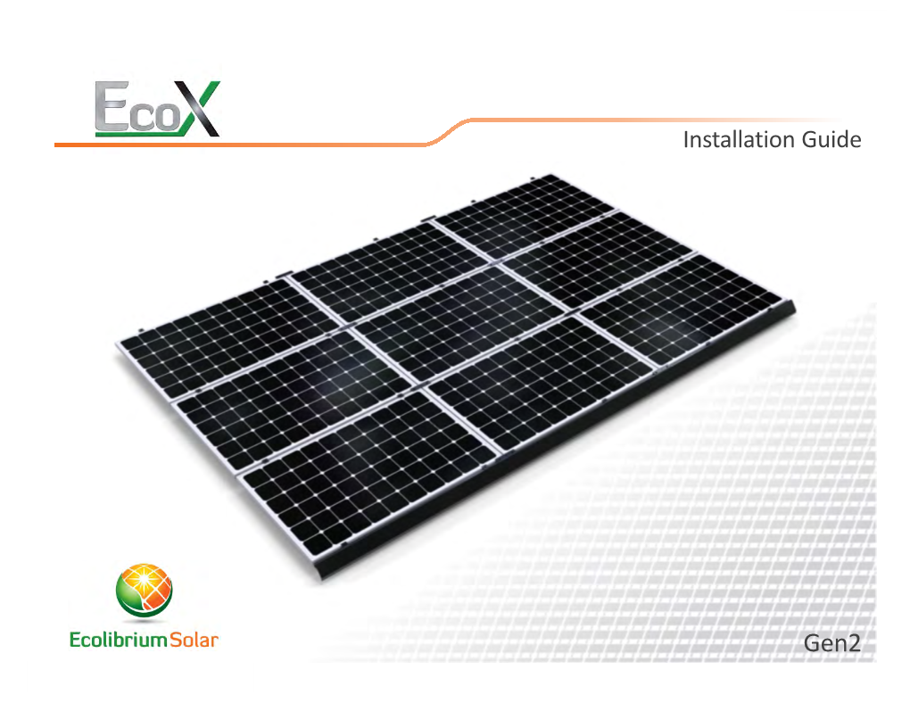 Ecox Installation Guide Rev 1.12