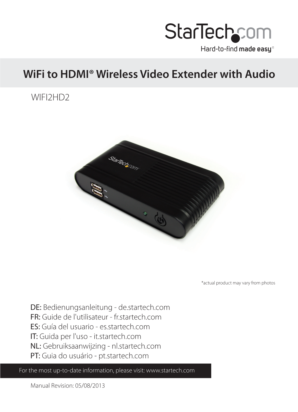 Wifi to HDMI® Wireless Video Extender with Audio