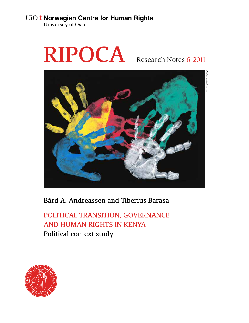 Political Transition, Governance and Human Rights in Kenya Political Context Study