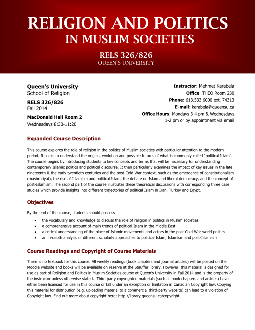 Religion and Politics in Muslim Societies