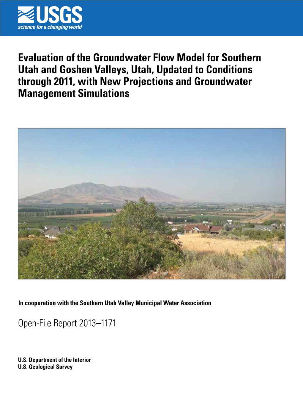 Evaluation of the Groundwater Flow Model for Southern Utah And