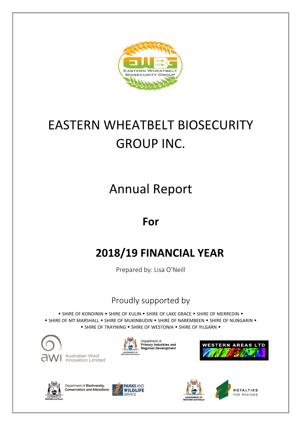Eastern Wheatbelt Biosecurity Group Inc