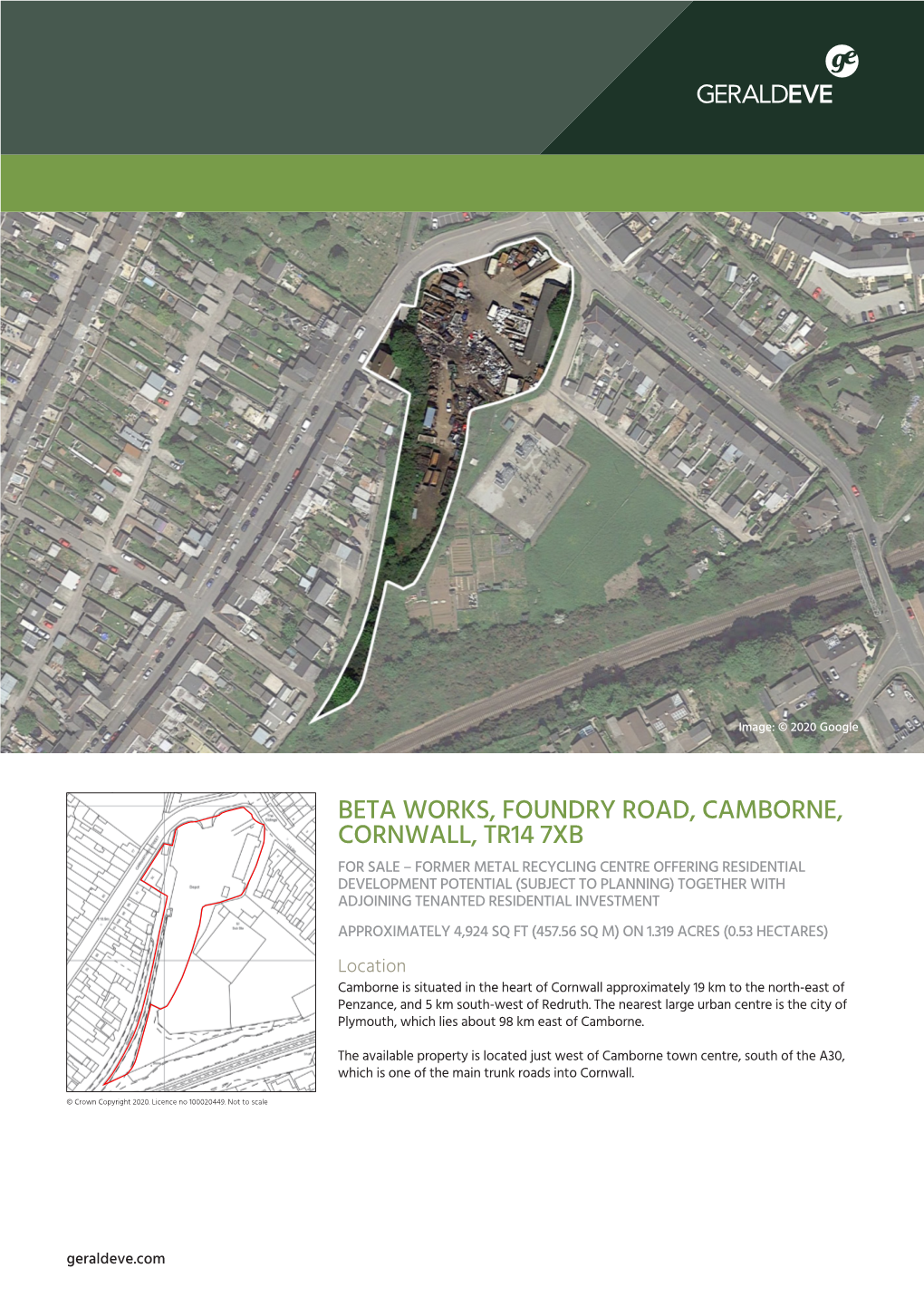 Beta Works, Foundry Road, Camborne, Cornwall, Tr14