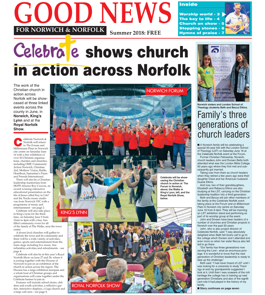 Shows Church in Action Across Norfolk