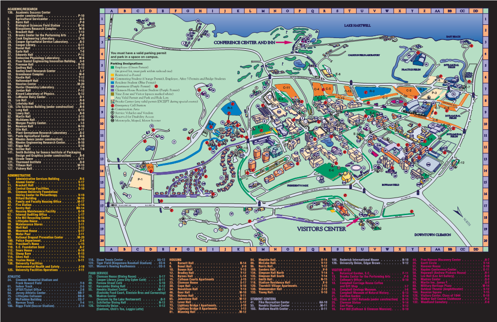 2008 CU Campus Map.Pdf