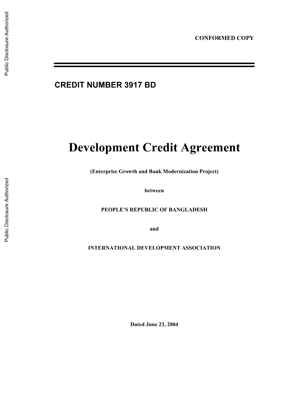 World Bank Document