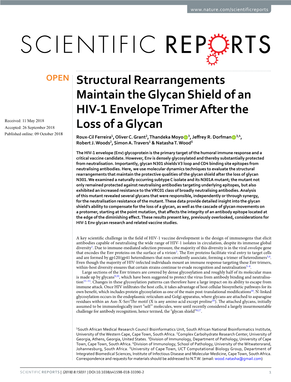 Structural Rearrangements Maintain the Glycan Shield of an HIV-1