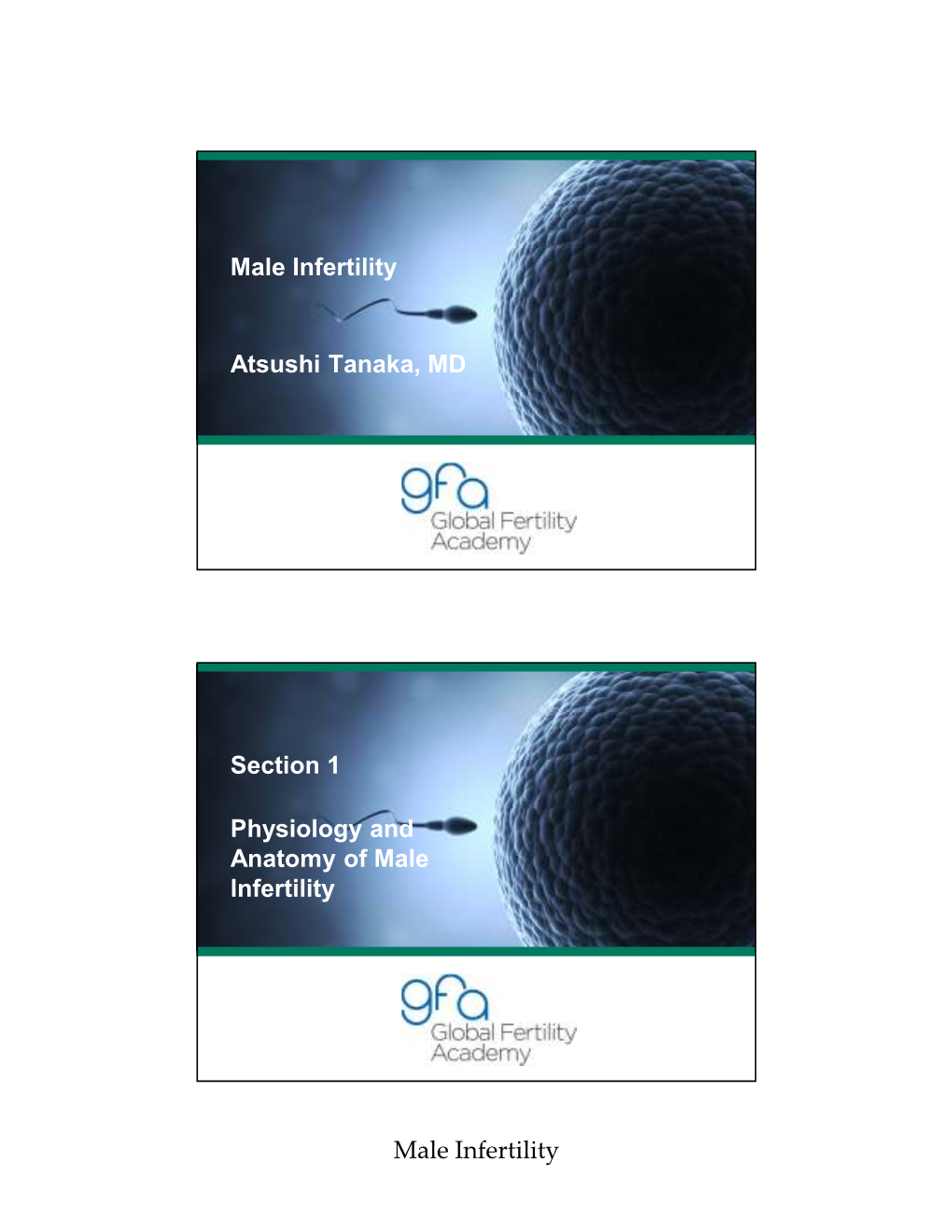 Genetic Evaluation of Male Infertility