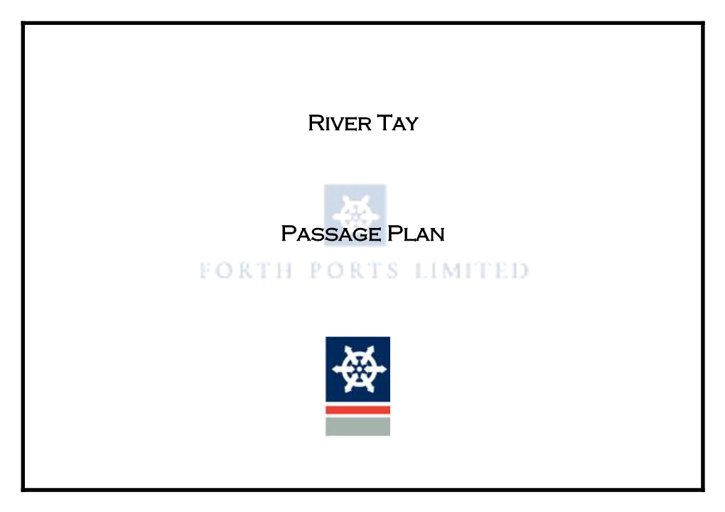 Firth of Forth Passage Plans