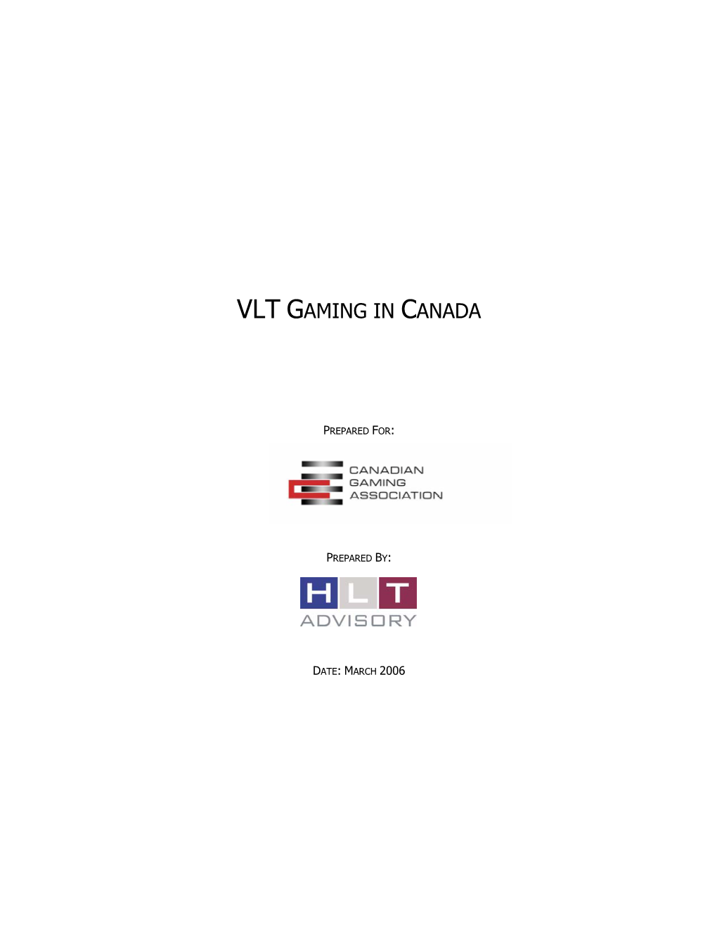 Vlt Gaming in Canada