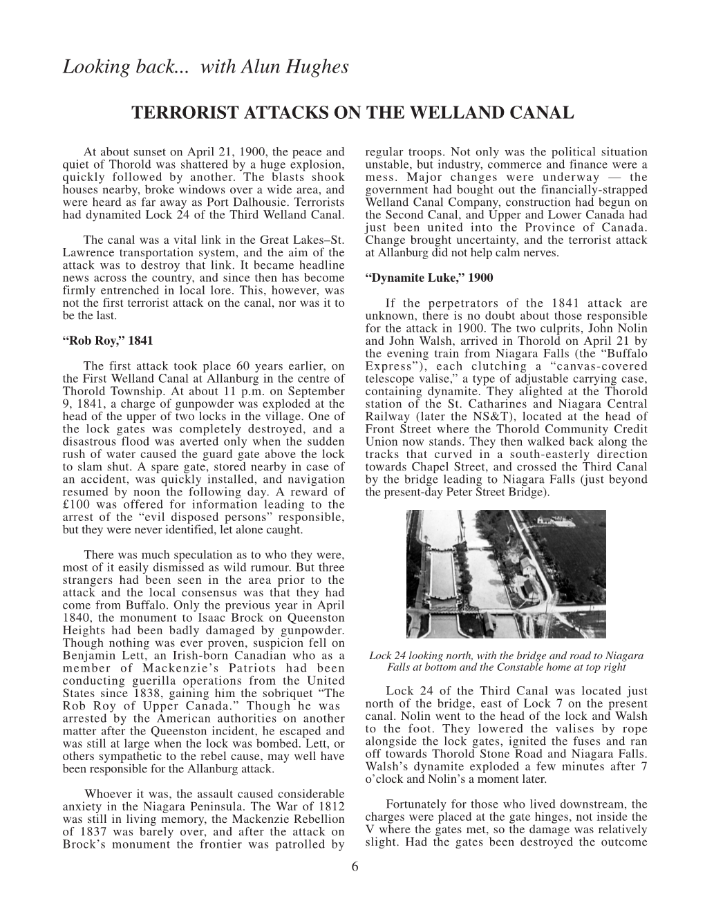 Terrorist Attacks on the Welland Canal.FH11