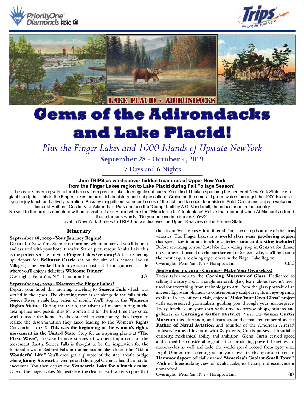 Gems of the Adirondacks and Lake Placid!