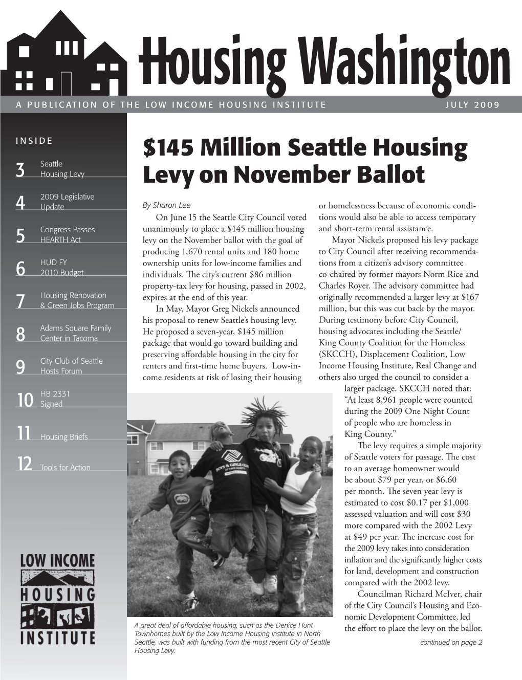 145 Million Seattle Housing Levy on November Ballot