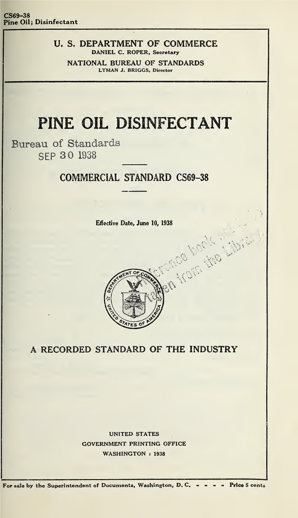 Pine Oil Disinfectant