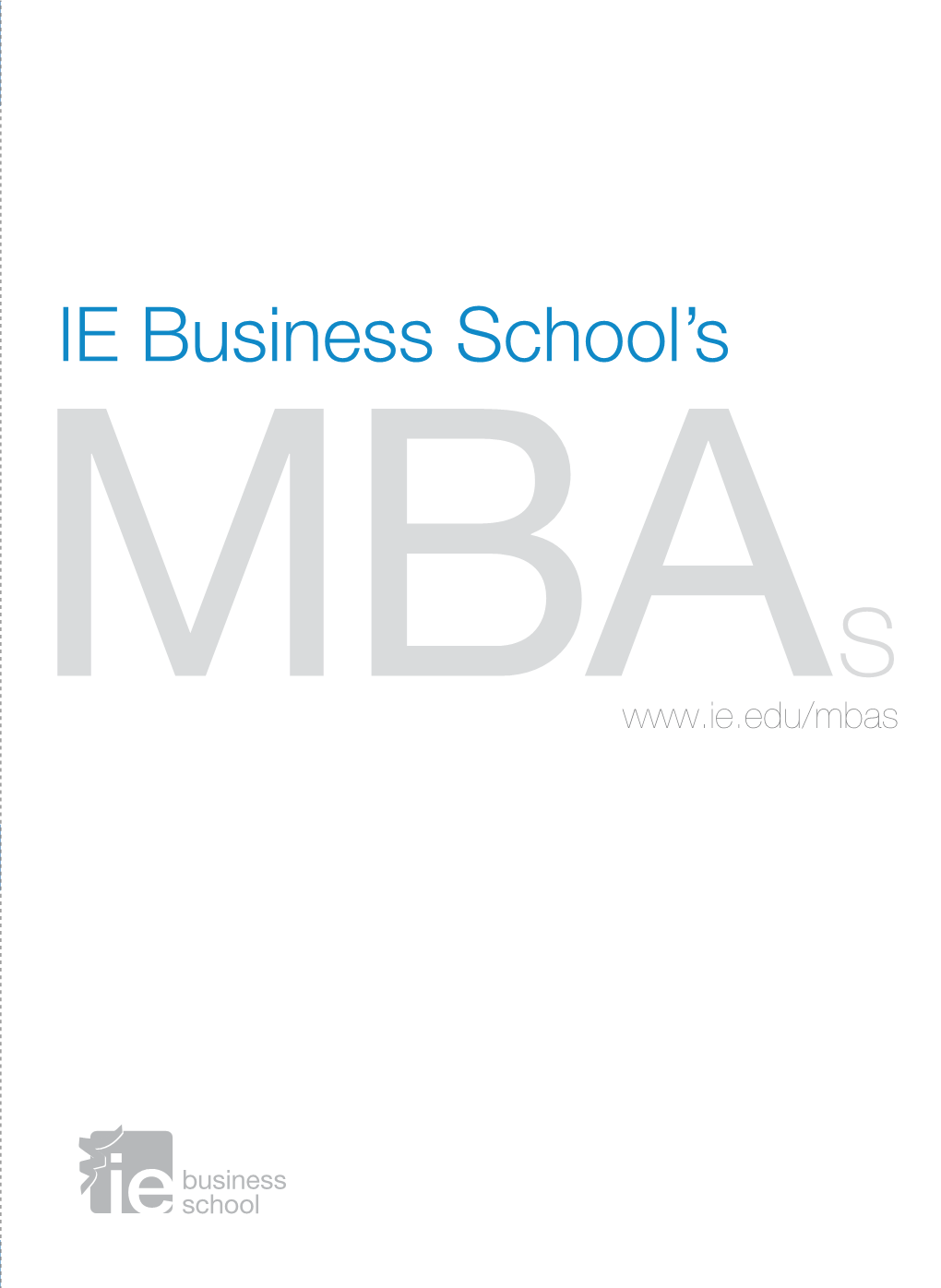 IE Business School's MBA's