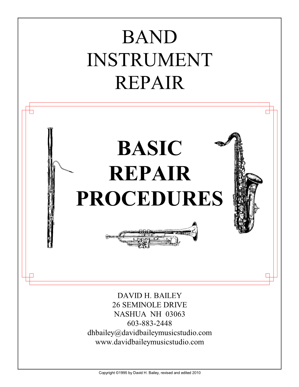Basic Repair Procedures