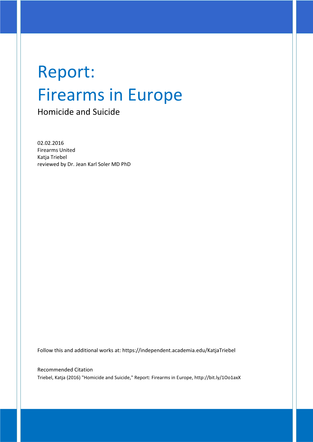 Report Homicide and Suicide