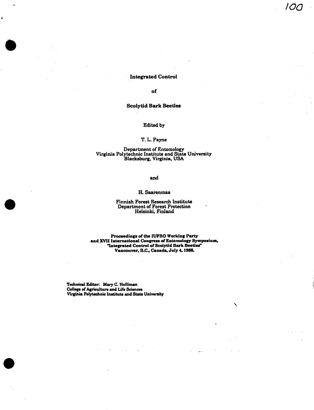 Schmitz, Richard F. 1988. Understanding Scolytid Problems In