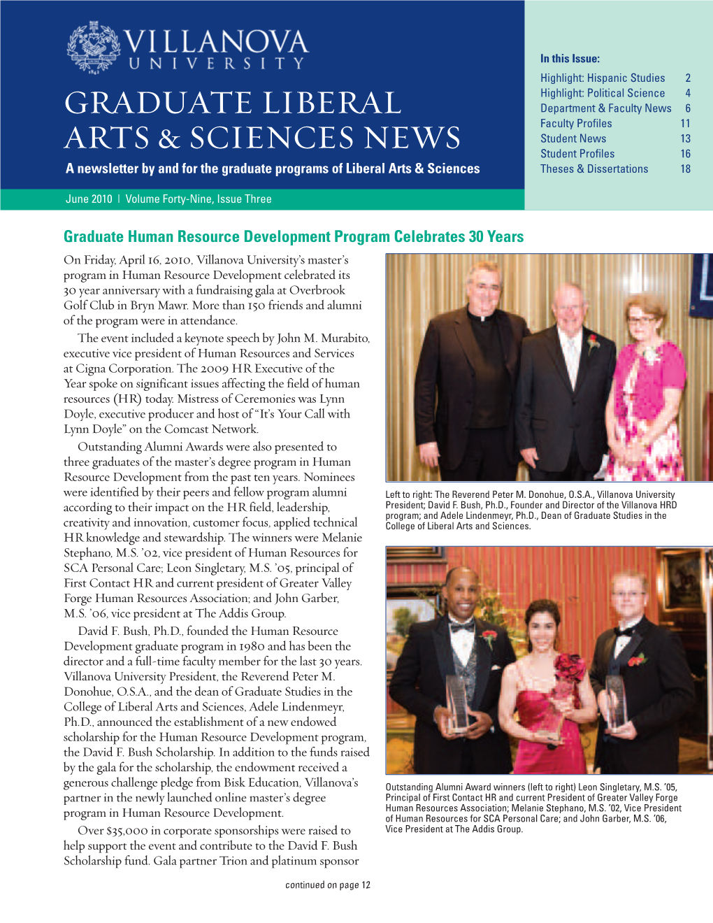 Graduate Liberal Arts & Sciences News