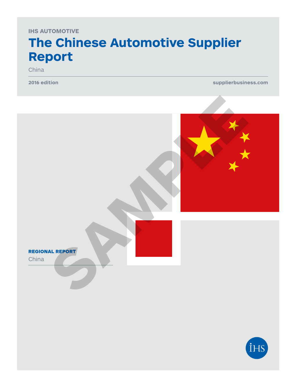 The Chinese Automotive Supplier Report China