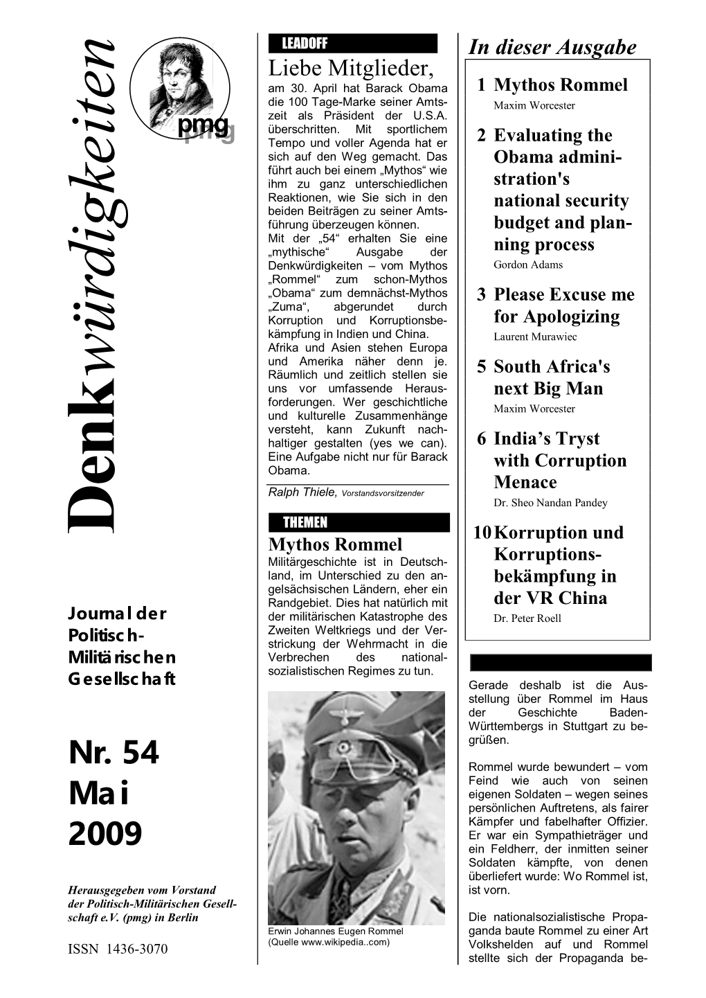 Nr. 54 Mai 2009