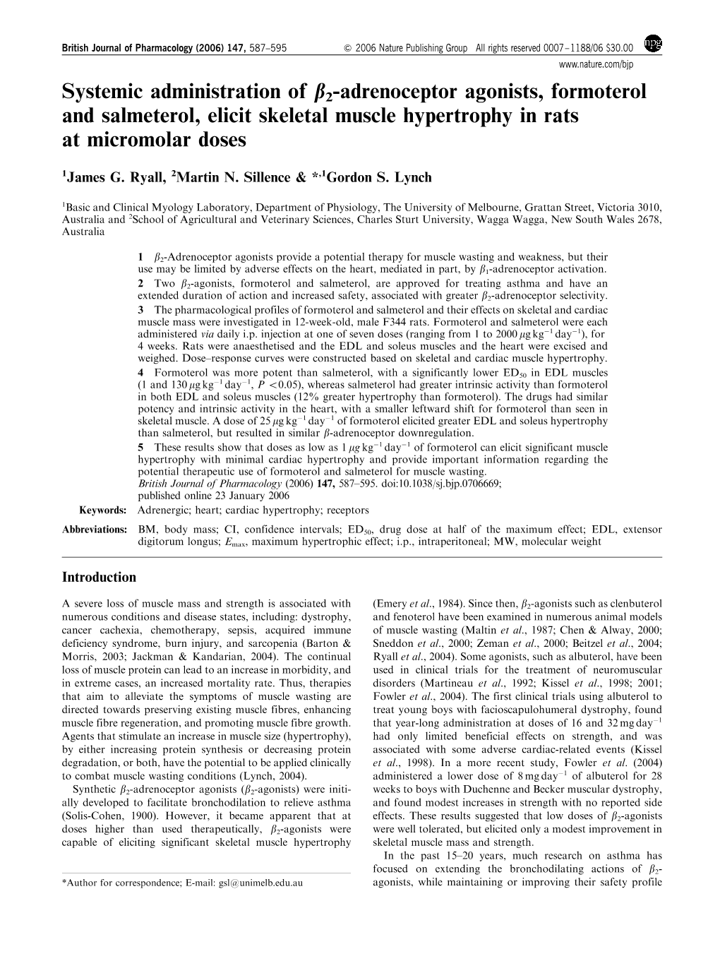 Systemic Administration of Β2-Adrenoceptor Agonists