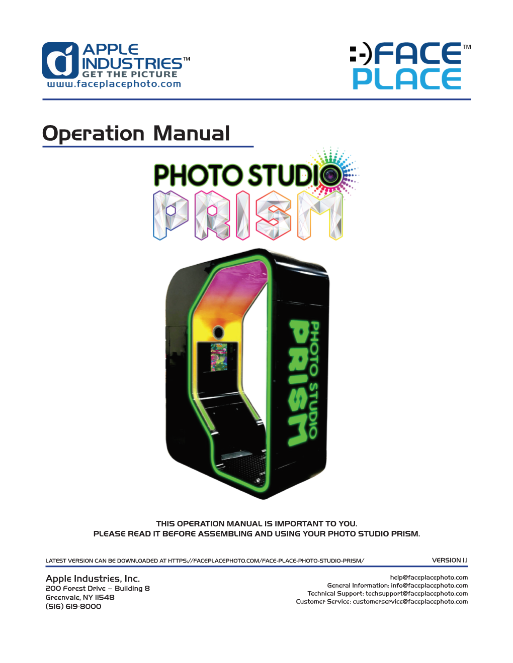 Face-Place-Photo-Studio-Prism/ Version 1.1