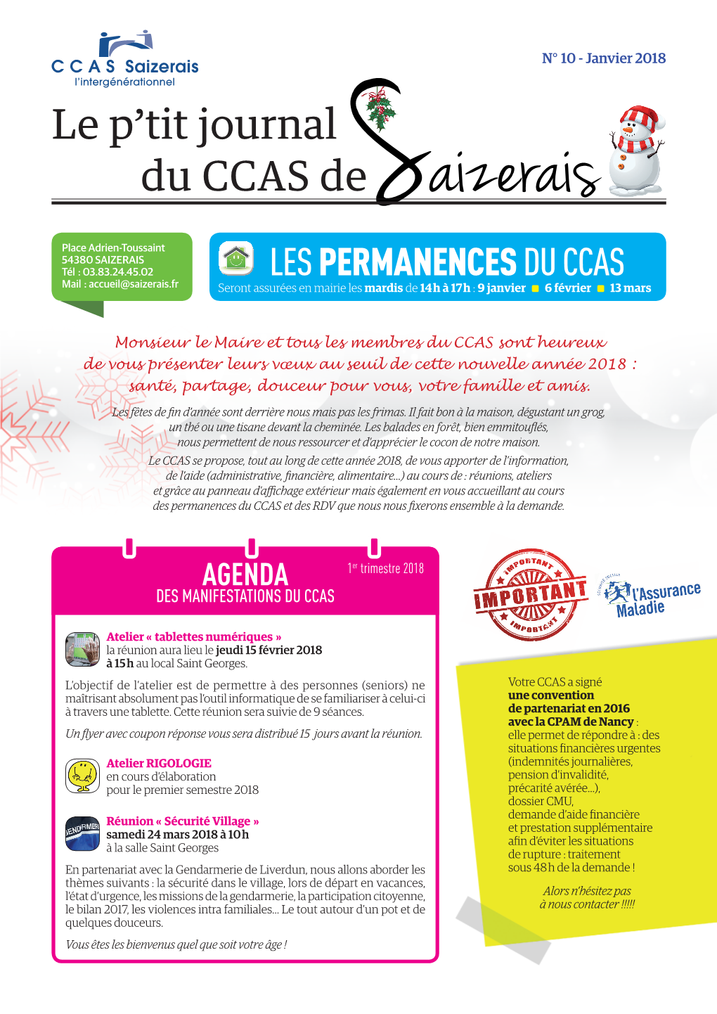 Le P'tit Journal Du Ccas De