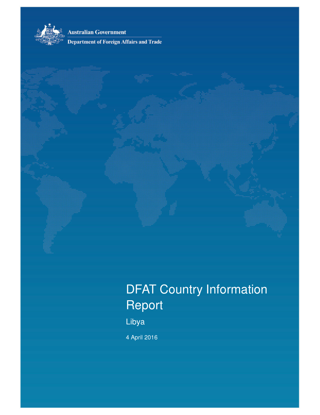 DFAT Country Information Report Libya