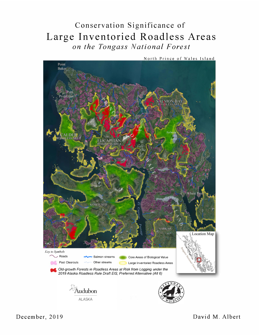 Large Inventoried Roadless Areas on the Tongass National Forest