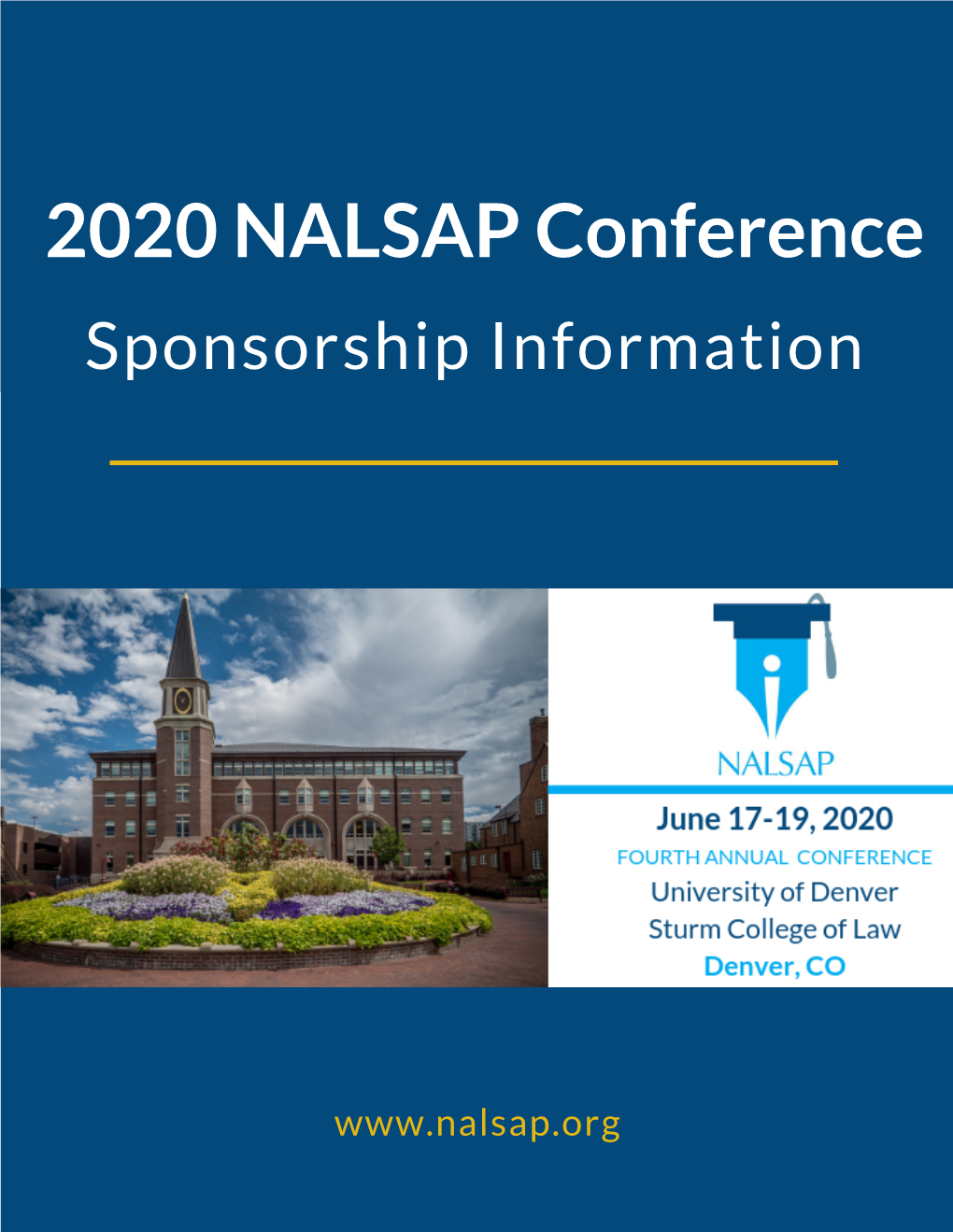 2020 NALSAP Conference Sponsorship Information